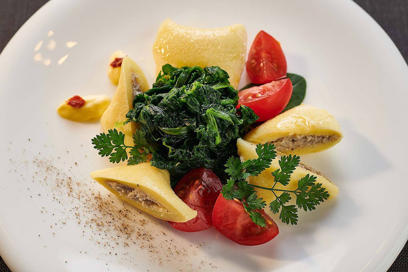 angerichteter Teller