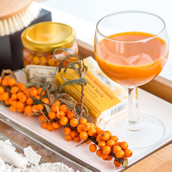 Sanddornzeit im Seeschloss Sellin