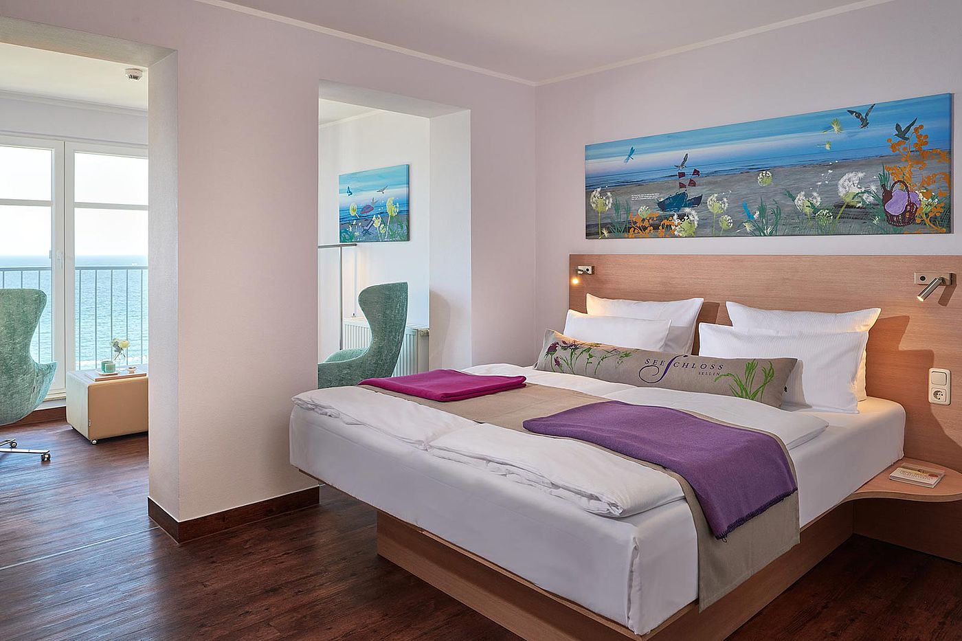 Comfortzimmer mit direktem Ostseeblick